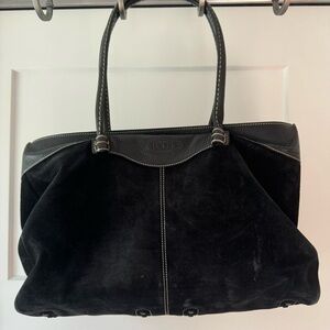 Tod's Black Leather Tote